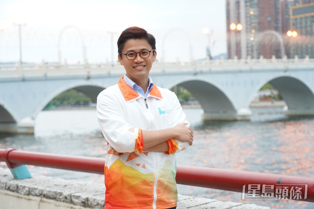 鄧肇峰選舉前夕加入經民聯。葉偉豪攝  ​