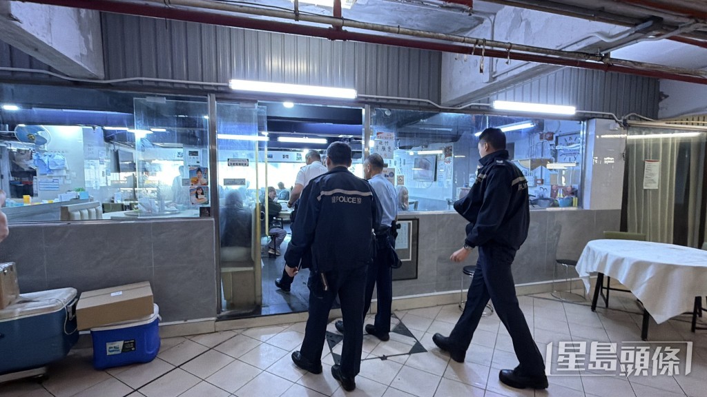 警員到場調查。梁國峰攝