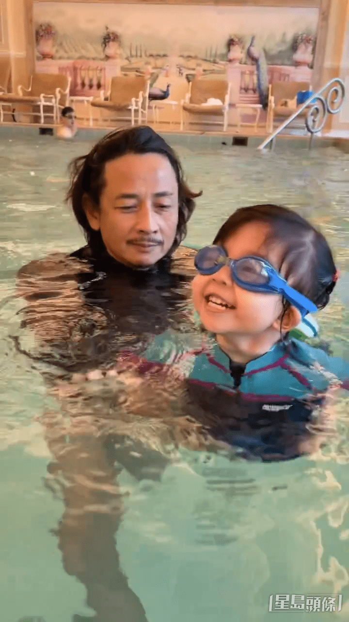6歲小黃妃有運動天份。 6歲小黃妃有運動天份。