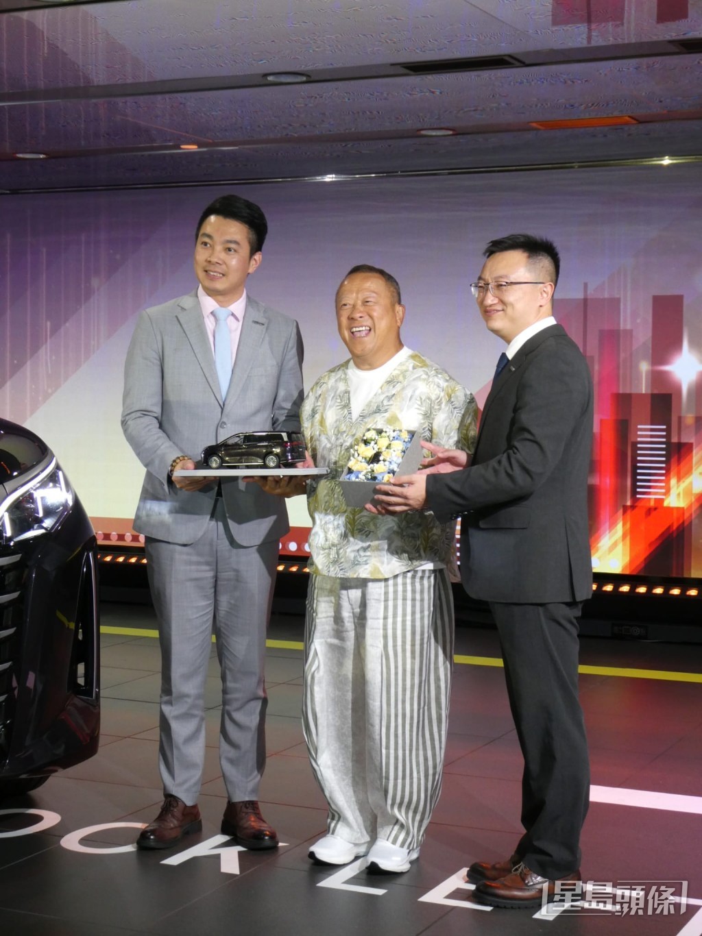 曾志偉成為品牌最新推出七人車首位車主。 曾志偉成為品牌最新推出七人車首位車主。