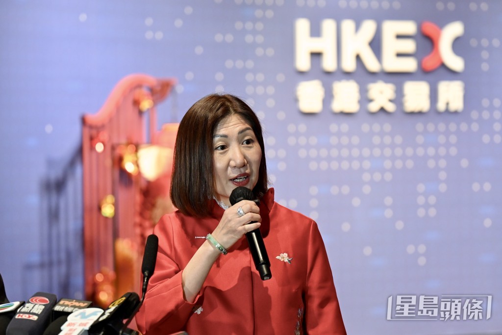 陳翊庭表示，許多來港上市的內地企業非常國際化。 劉駿軒 攝