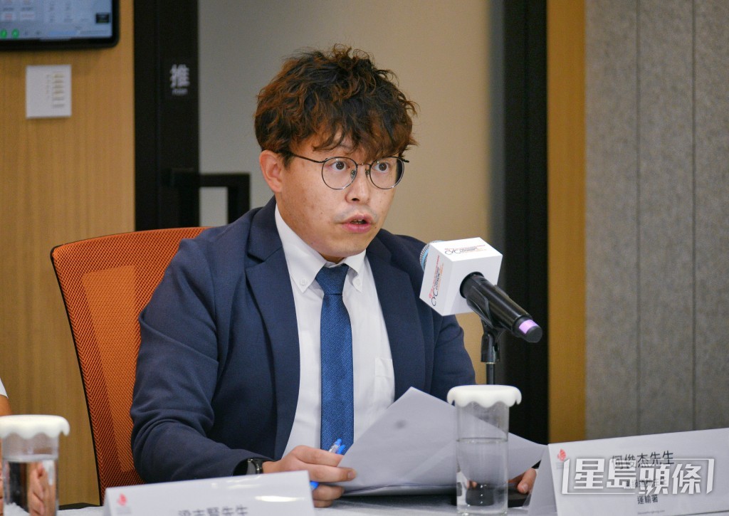 運輸署高級運輸主任何俊杰。 運輸署高級運輸主任何俊杰。