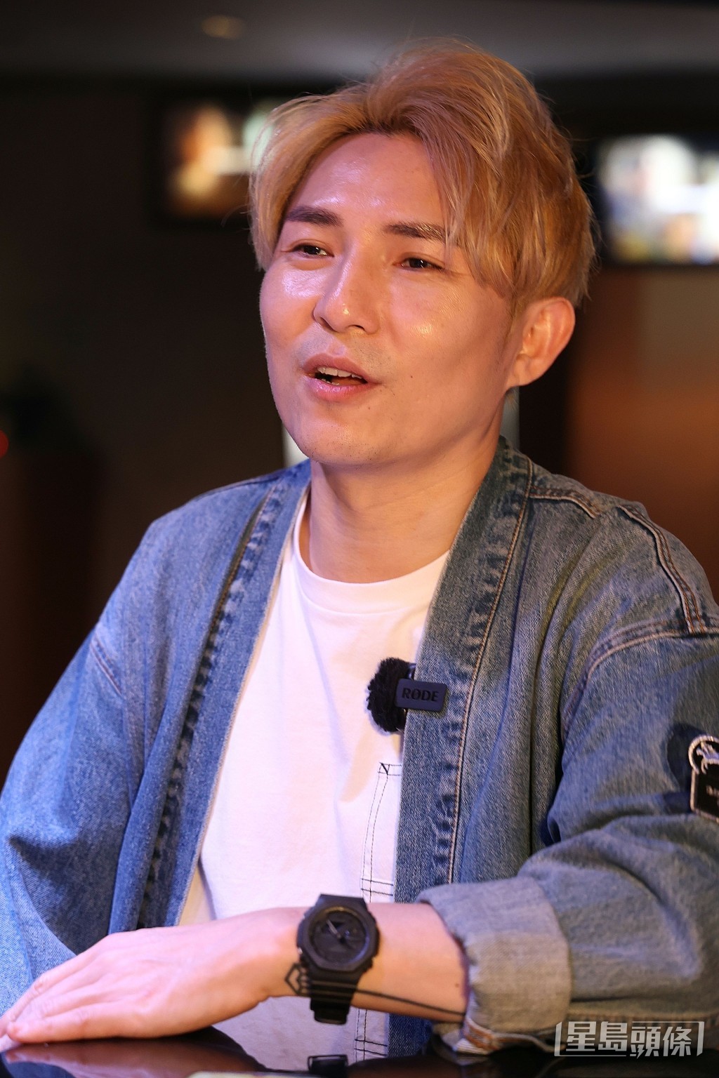 劉威煌以前容易觸動情緒。