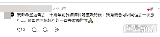 網民意見（帖文留言截圖）