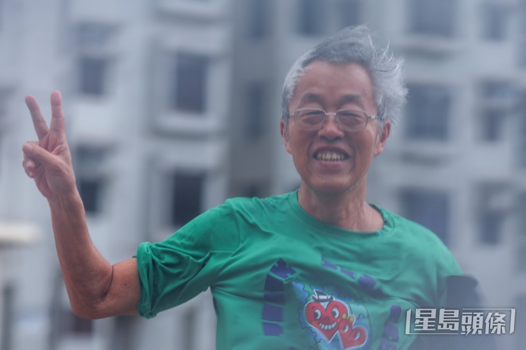 追風不分年紀。何家豪攝 追風不分年紀。何家豪攝