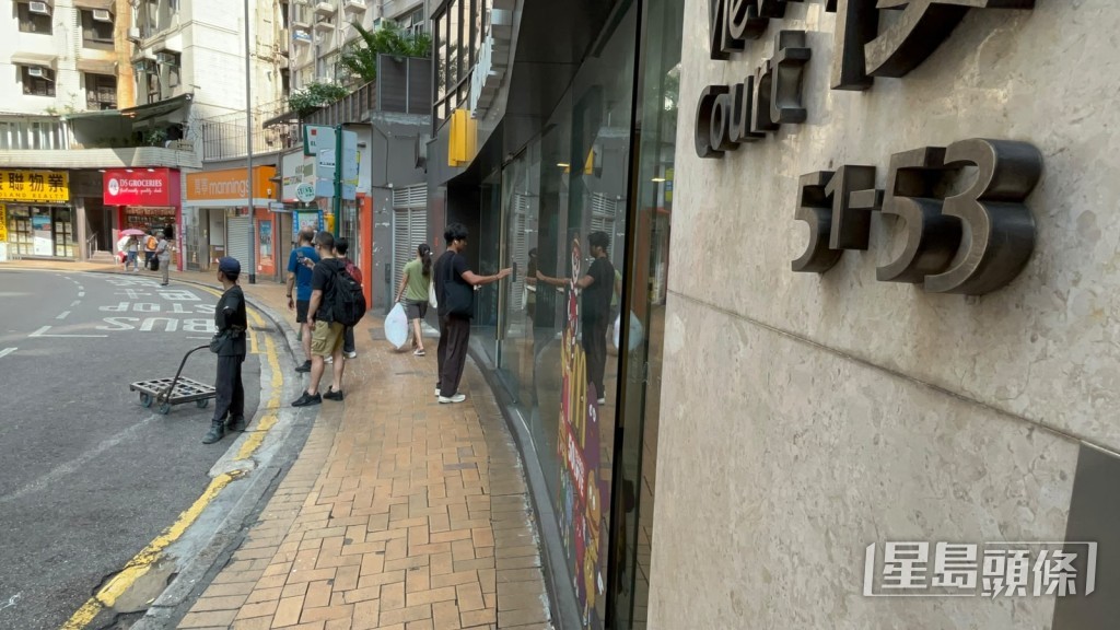 案發現場為西營盤般咸道。楊偉亨攝