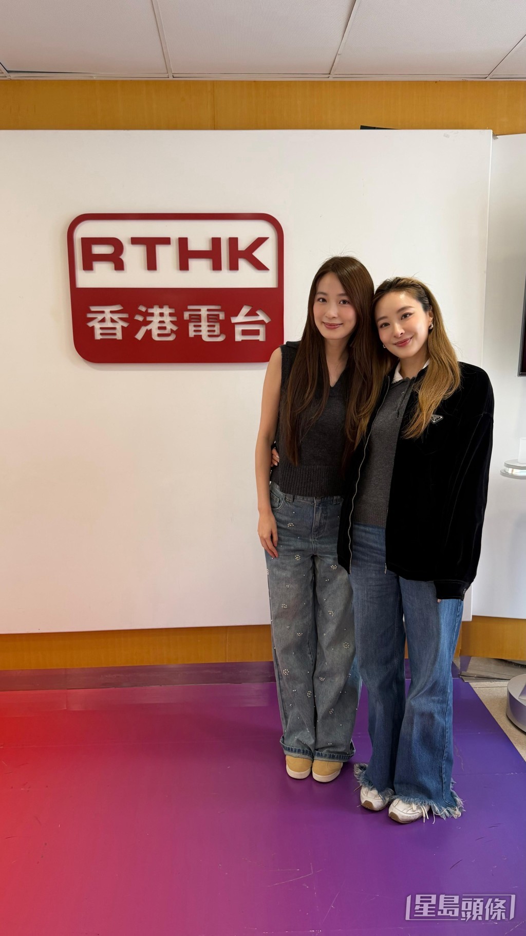 蔡潔、陳瀅日前接受港台訪問。