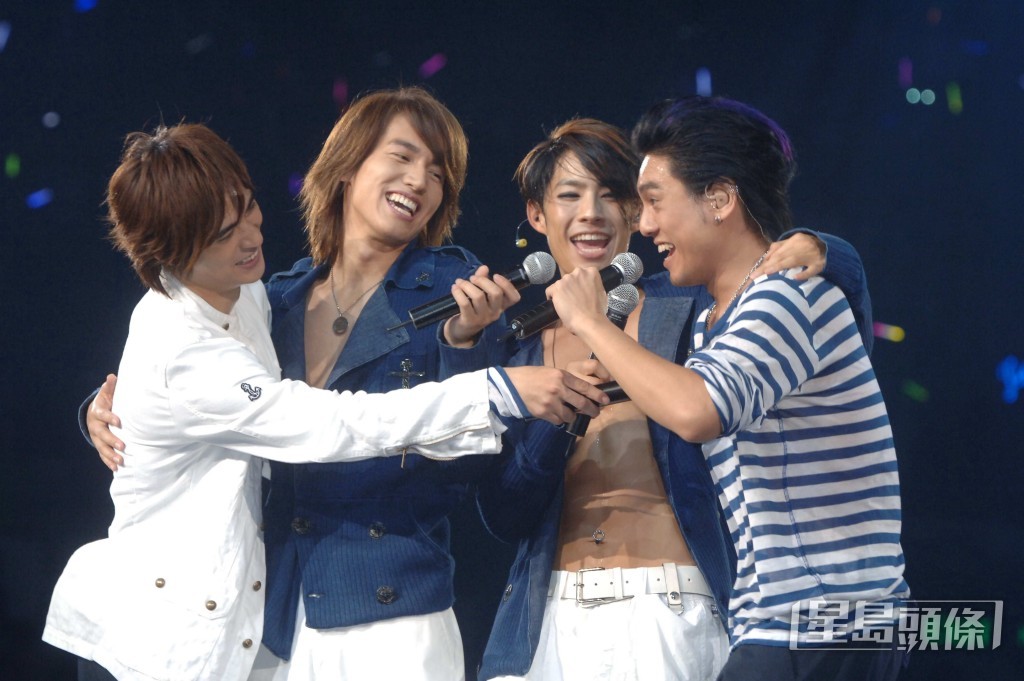 F4成員言承旭 、 吳建豪 、 朱孝天 、 周渝民自2009年散團後甚少合體。 F4成員言承旭 、 吳建豪 、 朱孝天 、 周渝民自2009年散團後甚少合體。