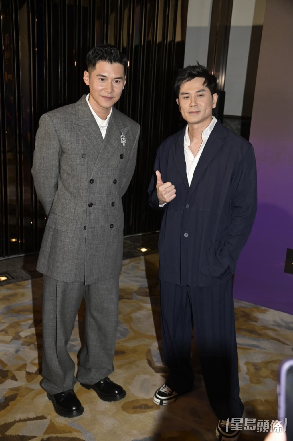 陳家樂及伍允龍另一半都靚。 陳家樂及伍允龍另一半都靚。