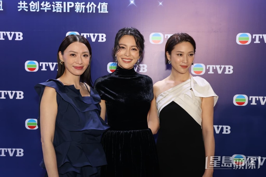 陳煒、張曦雯、蔣祖曼各有美態。