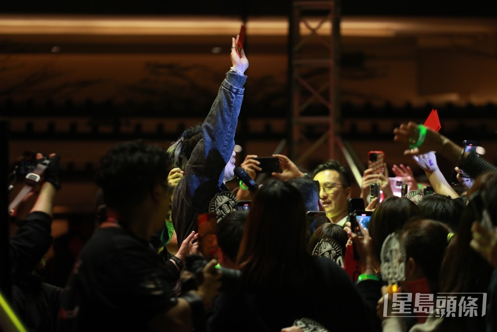 吳浩康昨晚舉行演唱會。