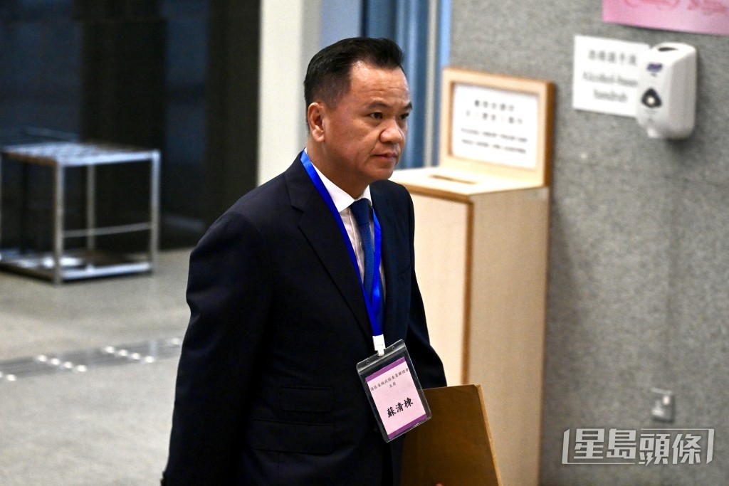 港區省級政協聯誼會主席蘇清棟。劉駿軒攝 港區省級政協聯誼會主席蘇清棟。劉駿軒攝
