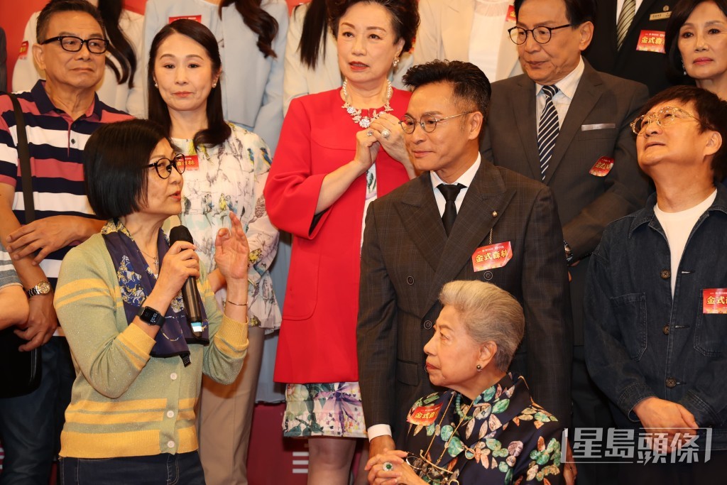 郭晋安宣布离婚后首度露面，出席新剧《金式森林》拜神仪式。