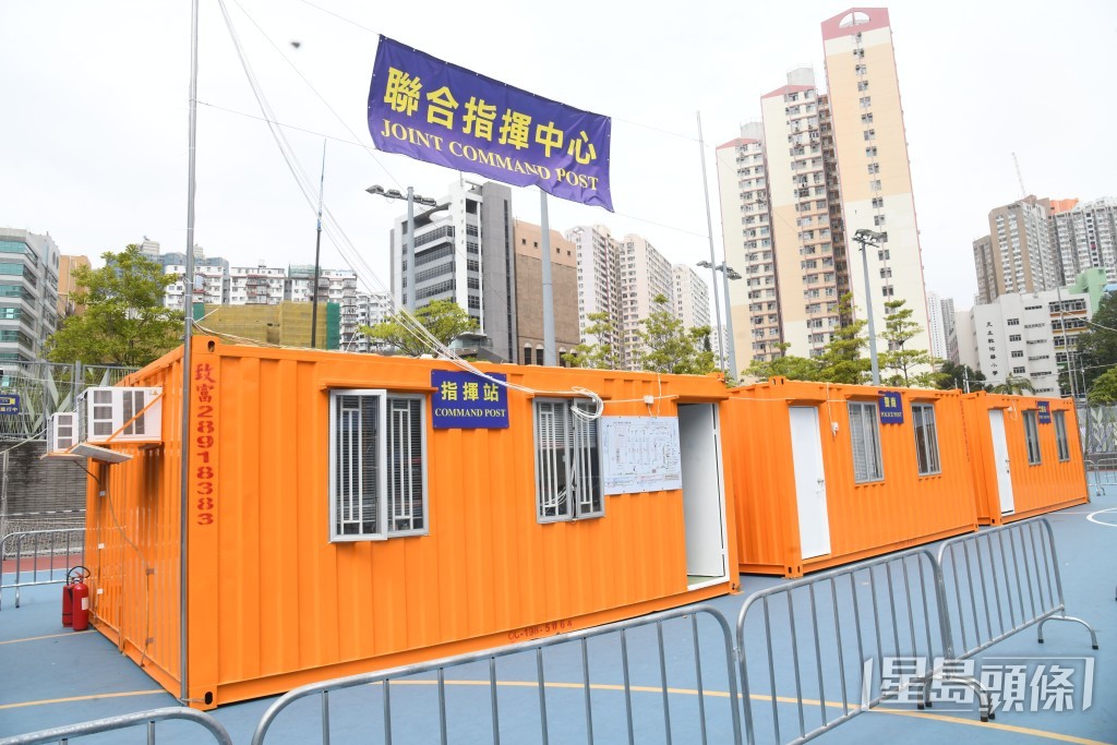 食環署表示，各年宵市場會設指揮站。何健勇攝