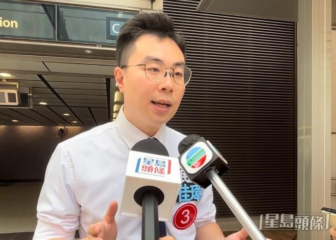 甘佳璋表示選區變大令人力、物力都受到挑戰。郭穎彤攝