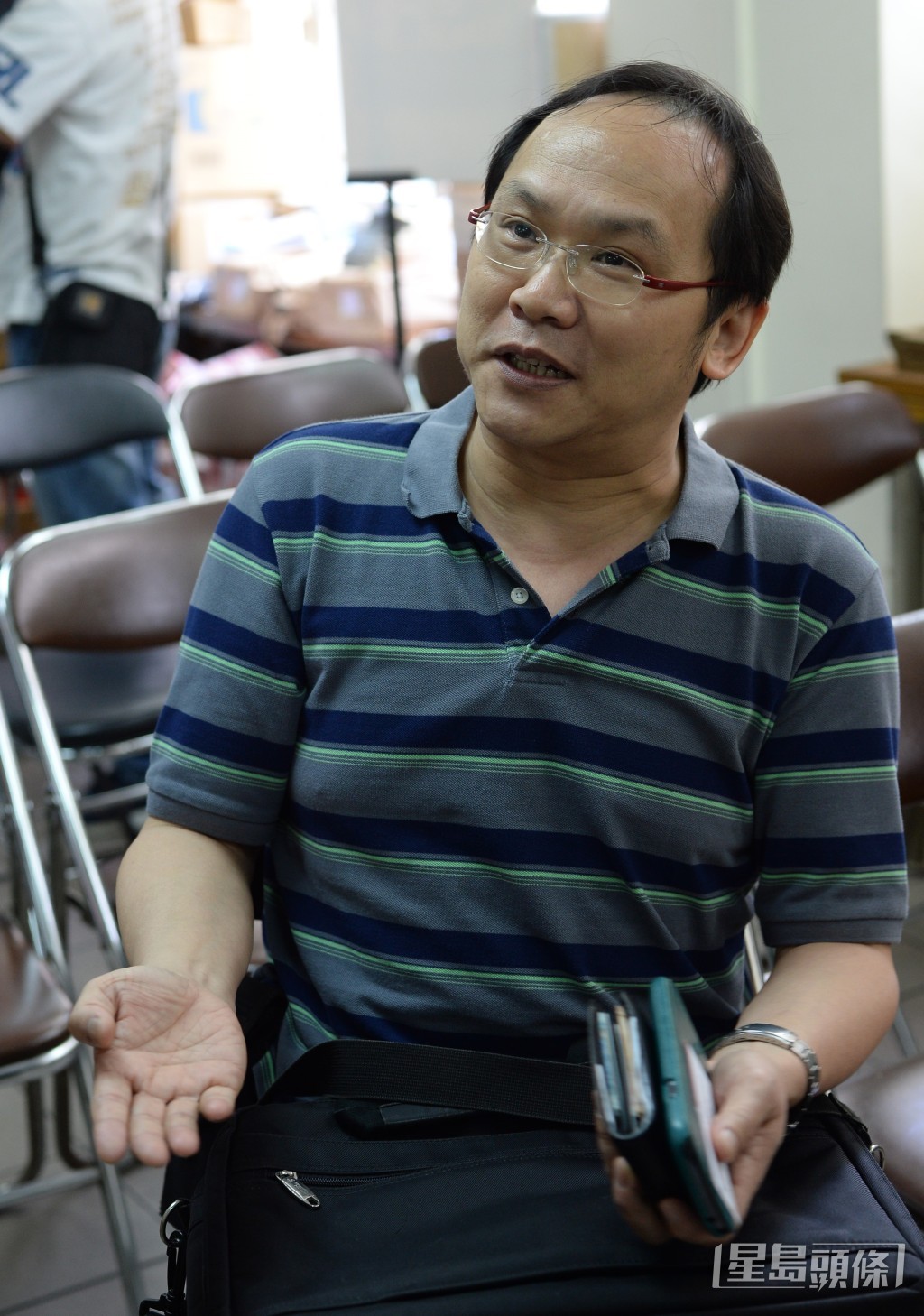 香港郵務職工會理事長張偉權。