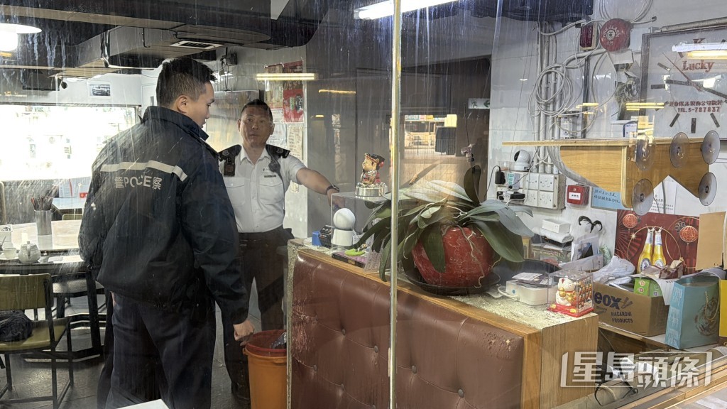 警員到場調查。梁國峰攝
