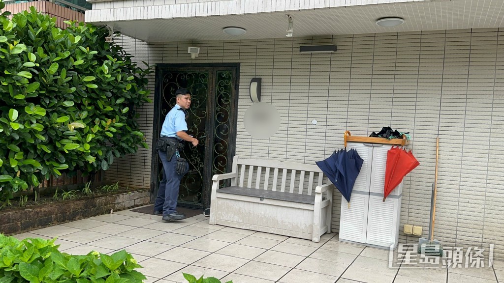警員到場調查。梁國峰攝