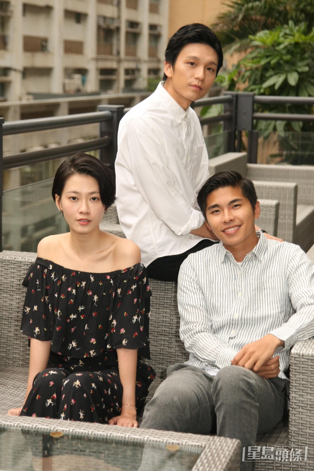 Fish和男友盧鎮業(後)未打算結婚。 Fish和男友盧鎮業(後)未打算結婚。