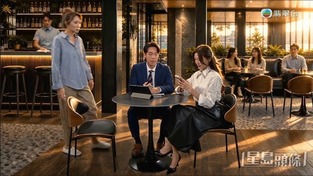 《三代同糖》用AI製成劇集背景。 《三代同糖》用AI製成劇集背景。