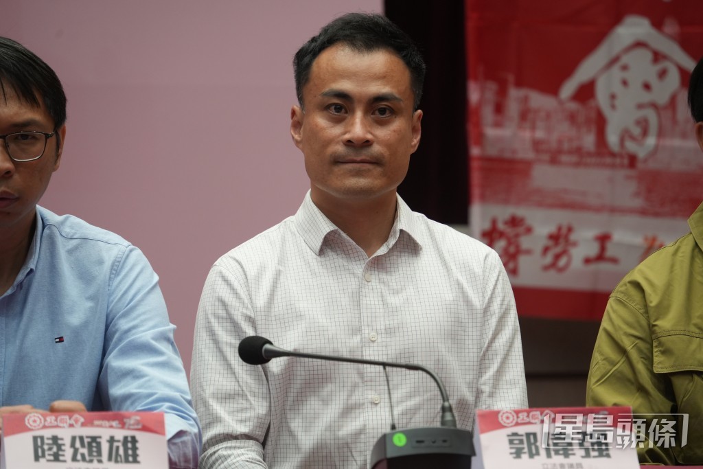 工聯會勞工界立法會議員郭偉强。吳艷玲攝 工聯會勞工界立法會議員郭偉强。吳艷玲攝
