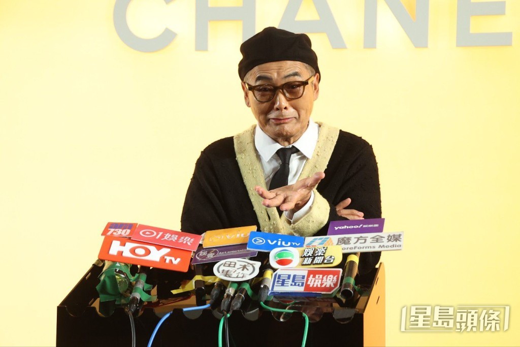 發哥親自回應大腿疑有腫瘤一事。 發哥親自回應大腿疑有腫瘤一事。