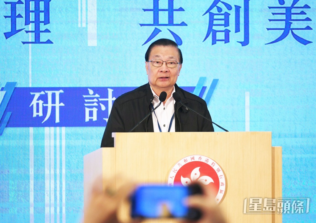 譚耀宗認為完善選舉制度後,下一步要為23條立法。資料圖片 譚耀宗認為完善選舉制度後,下一步要為23條立法。資料圖片