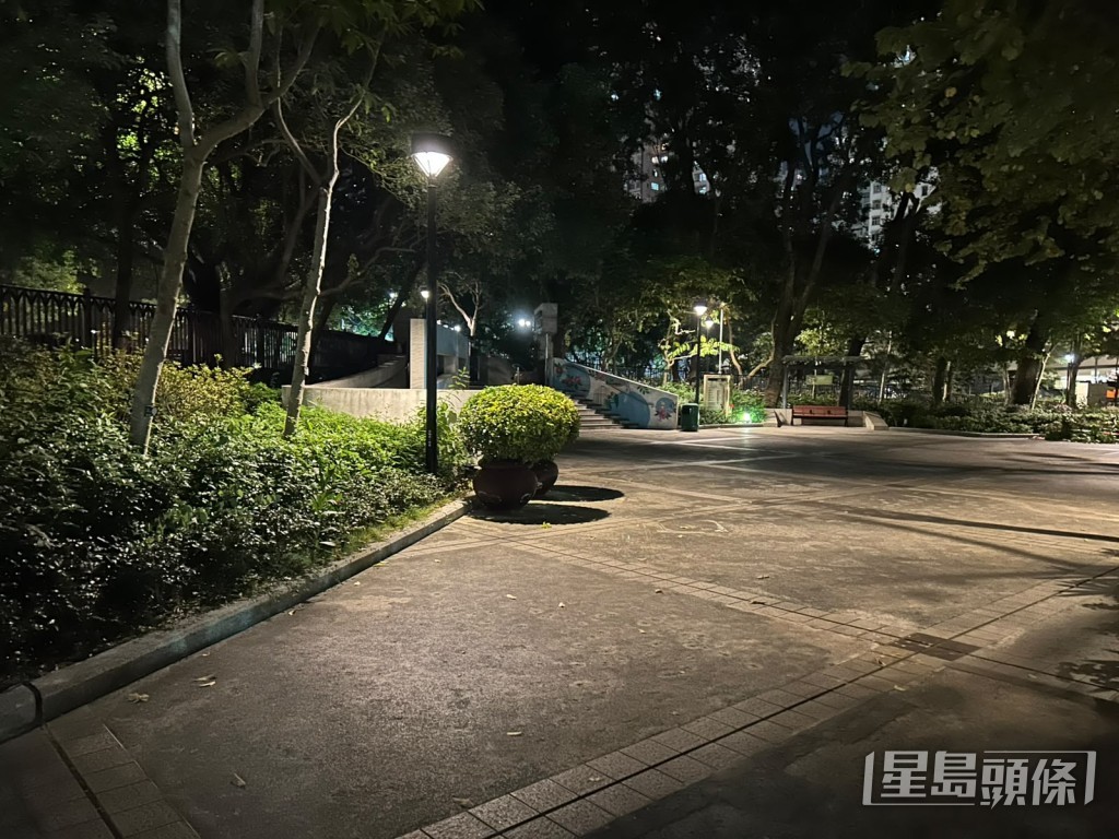 園內未見雜物垃圾堆。