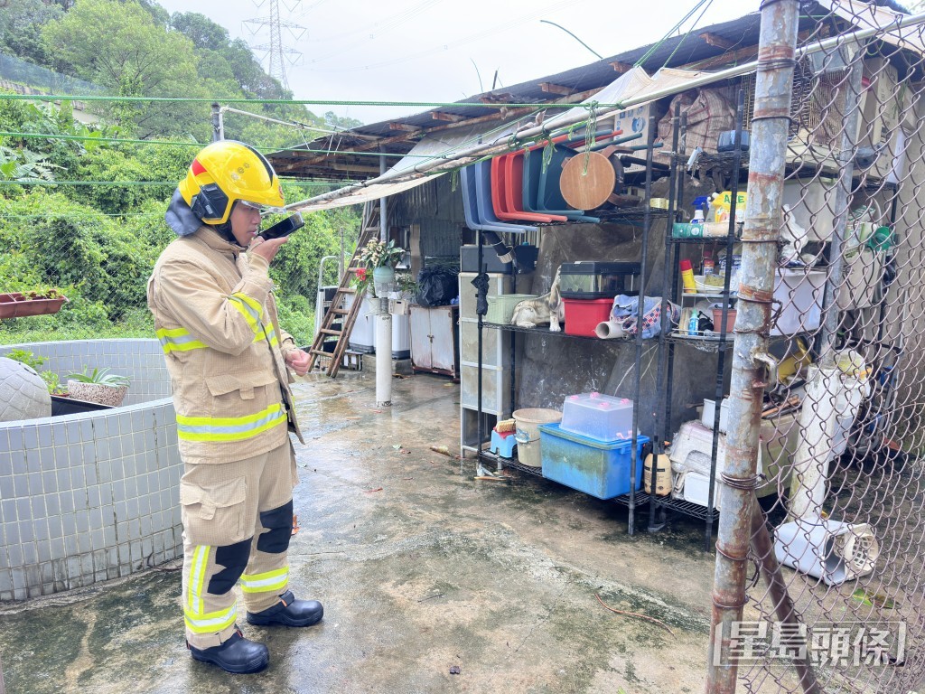 寮屋居民沒有受傷。