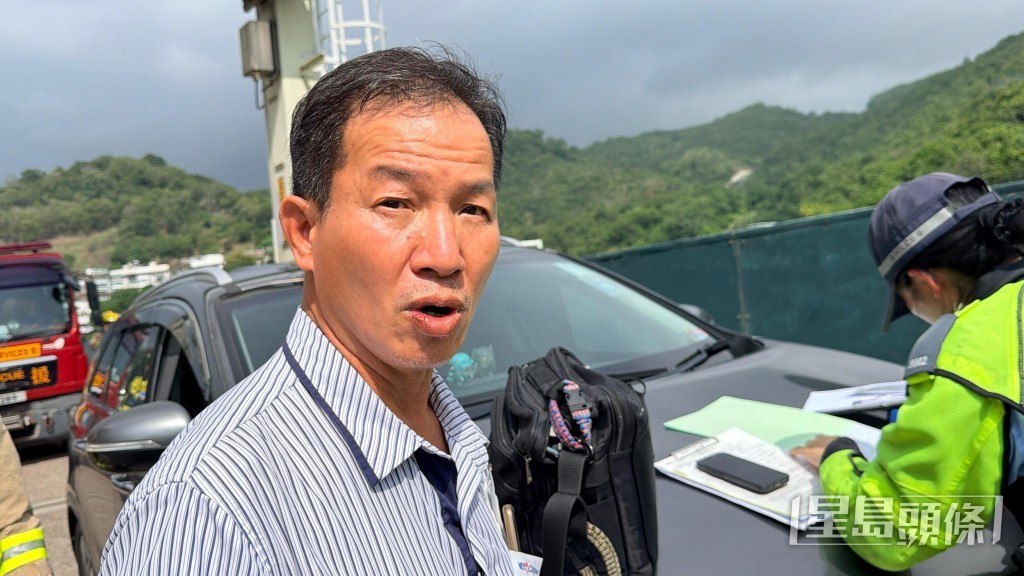 城巴車長在場協查。 城巴車長在場協查。
