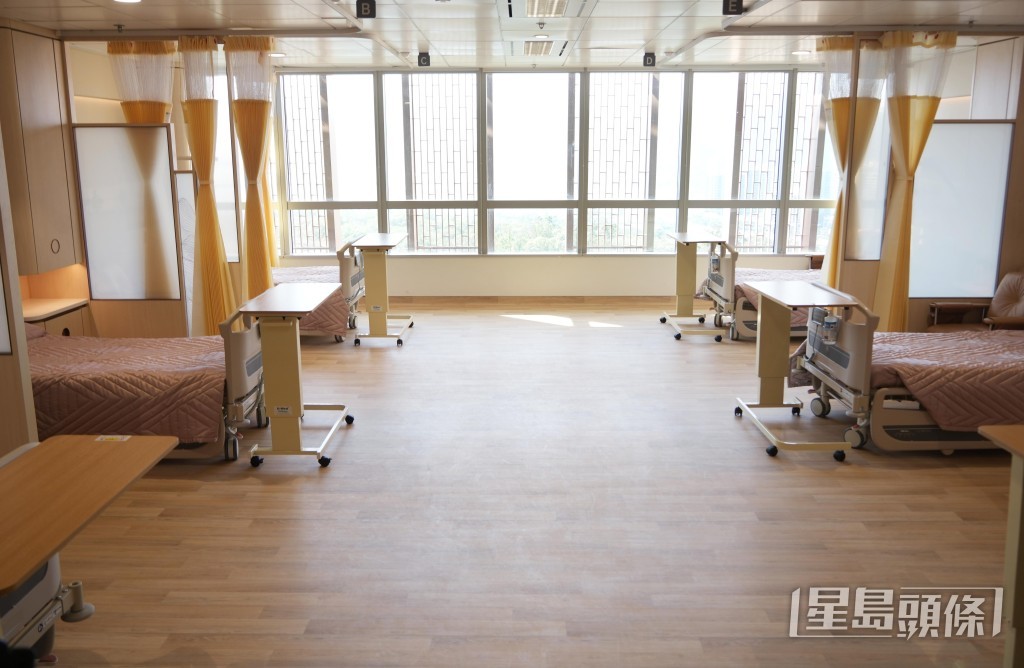 日間病房設有1、2、4及6人房。 日間病房設有1、2、4及6人房。