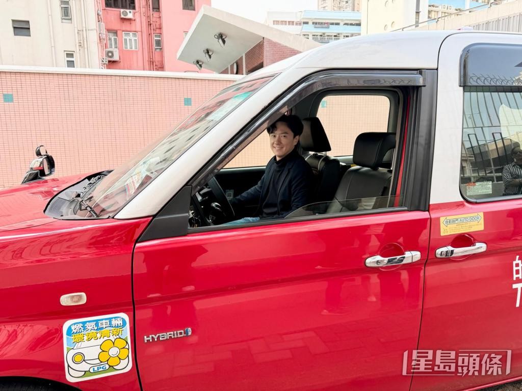 翁國豪分享，自己曾考的士牌「肥佬」，至第二次應考才及格。