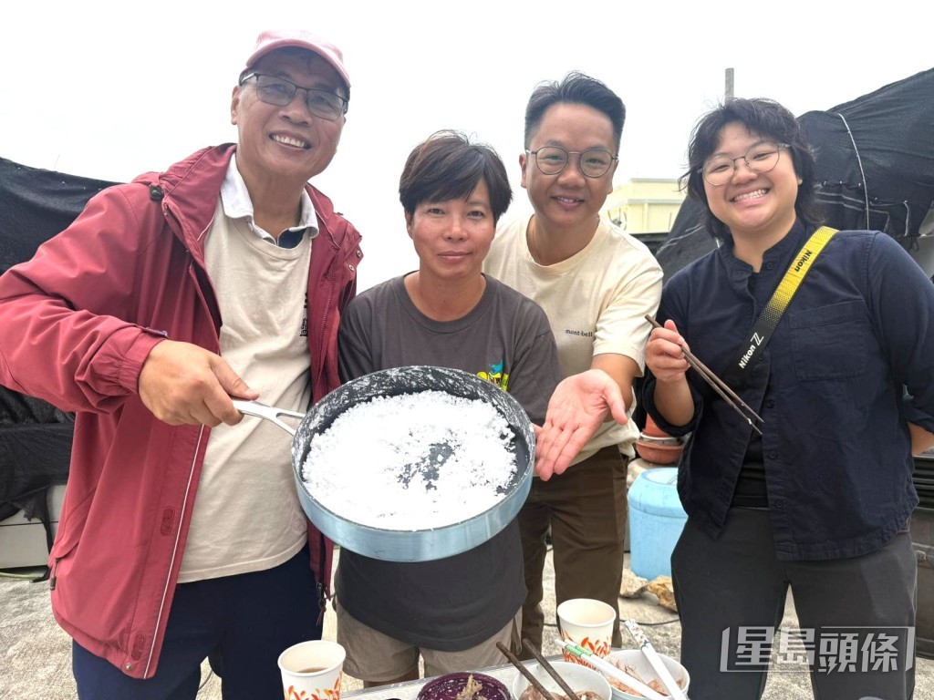 張敏芳將與團體合作,在大澳製作海鹽。 張敏芳將與團體合作,在大澳製作海鹽。