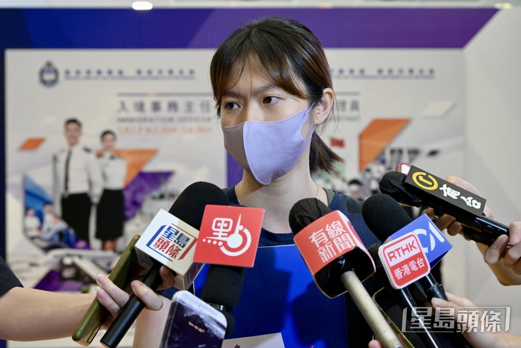 本身大學修讀時裝設計的陳小姐。蘇正謙攝