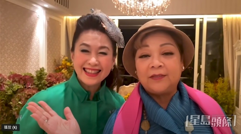 肥媽（右）都曾到王玉環家中作客。