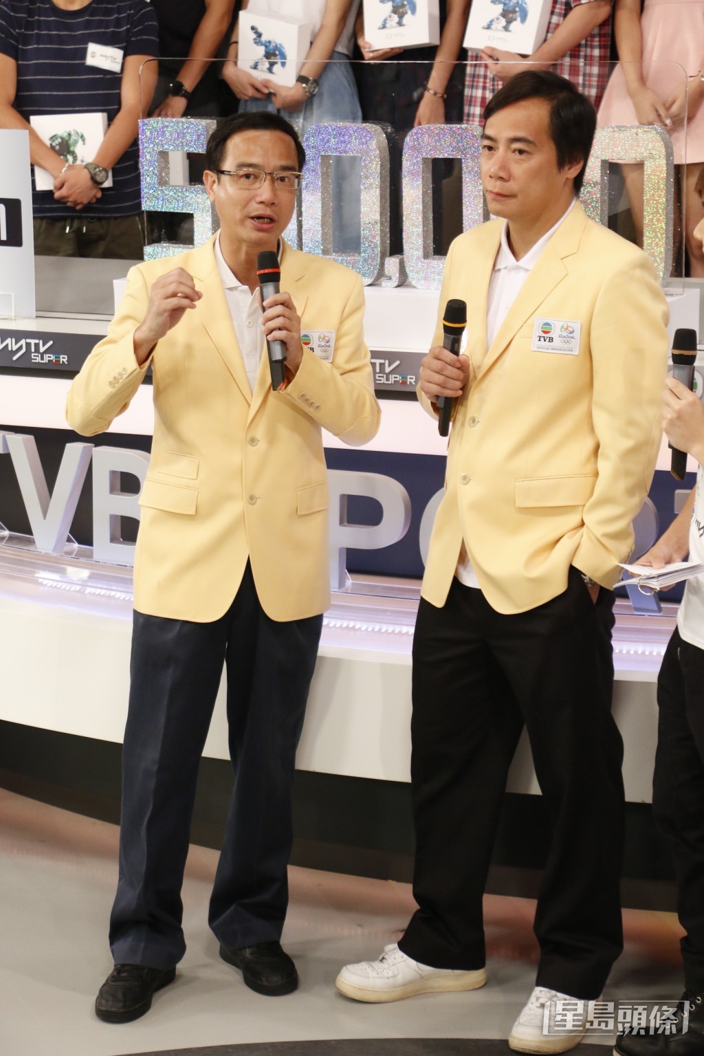 每逢TVB的體育活動都會見到鍾志光的身影。