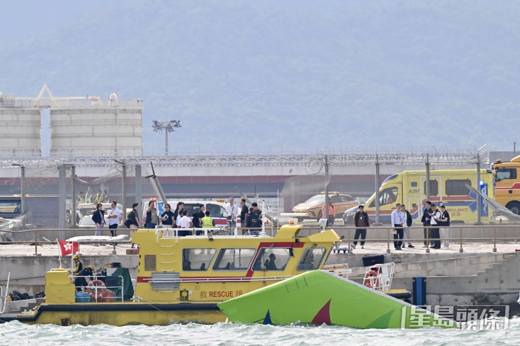 尾翼浮在海面。 尾翼浮在海面。