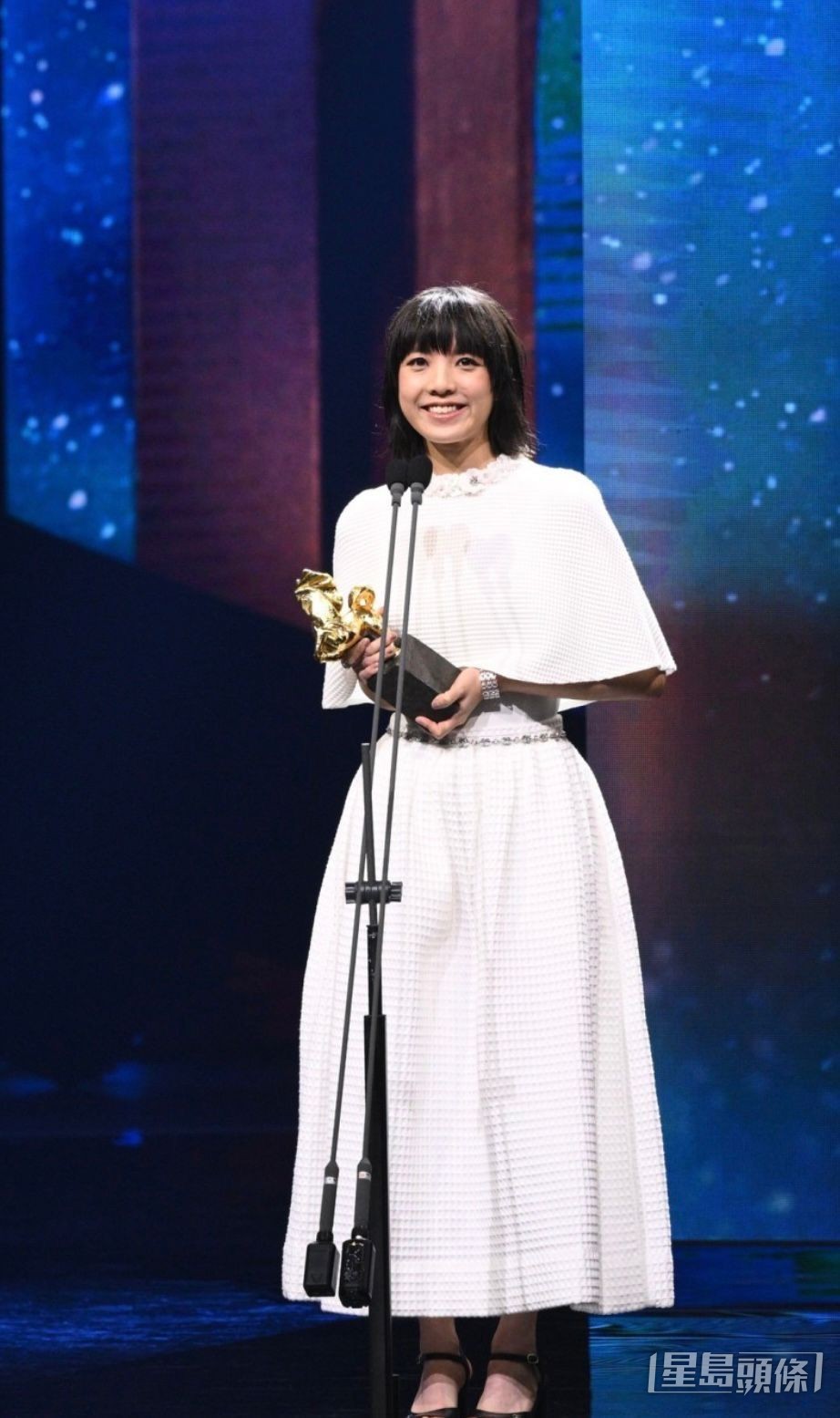 鍾雪瑩去年憑電影《看我今天怎麼說》成為金馬影后。