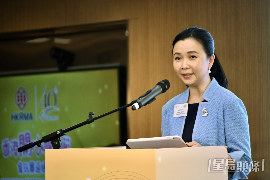 香港零售管理協會主席謝邱安儀。資料圖片 香港零售管理協會主席謝邱安儀。資料圖片