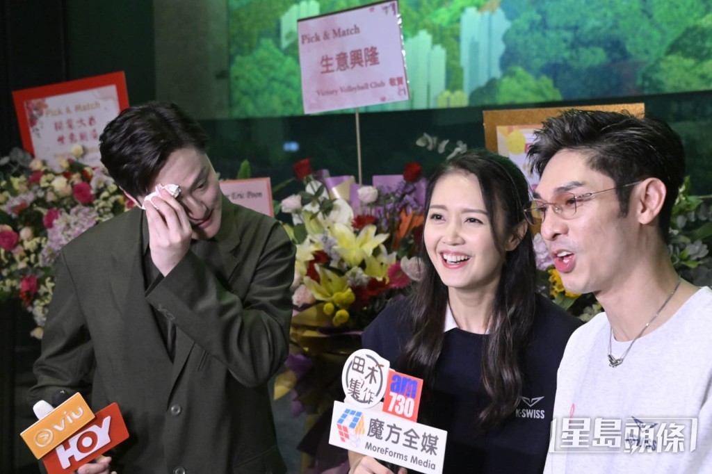 謝東閔見到緋聞女友陳庭欣就緊張。 謝東閔見到緋聞女友陳庭欣就緊張。