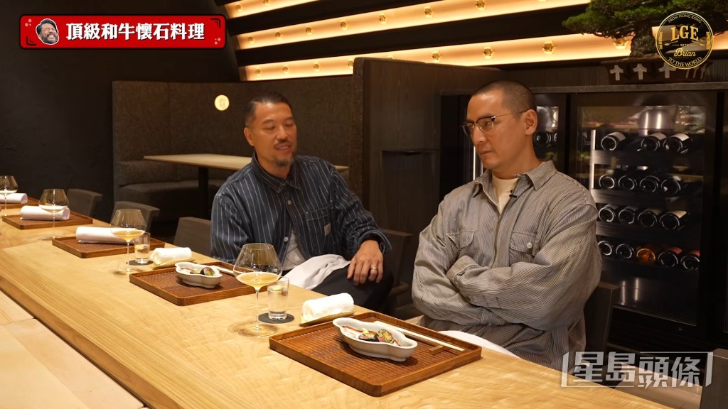 吳彥祖在網台節目中投訴劇組飯盒難食。(YouTube@《Let's Go Eat with Brian》)。 吳彥祖在網台節目中投訴劇組飯盒難食。(YouTube@《Let's Go Eat with Brian》)。