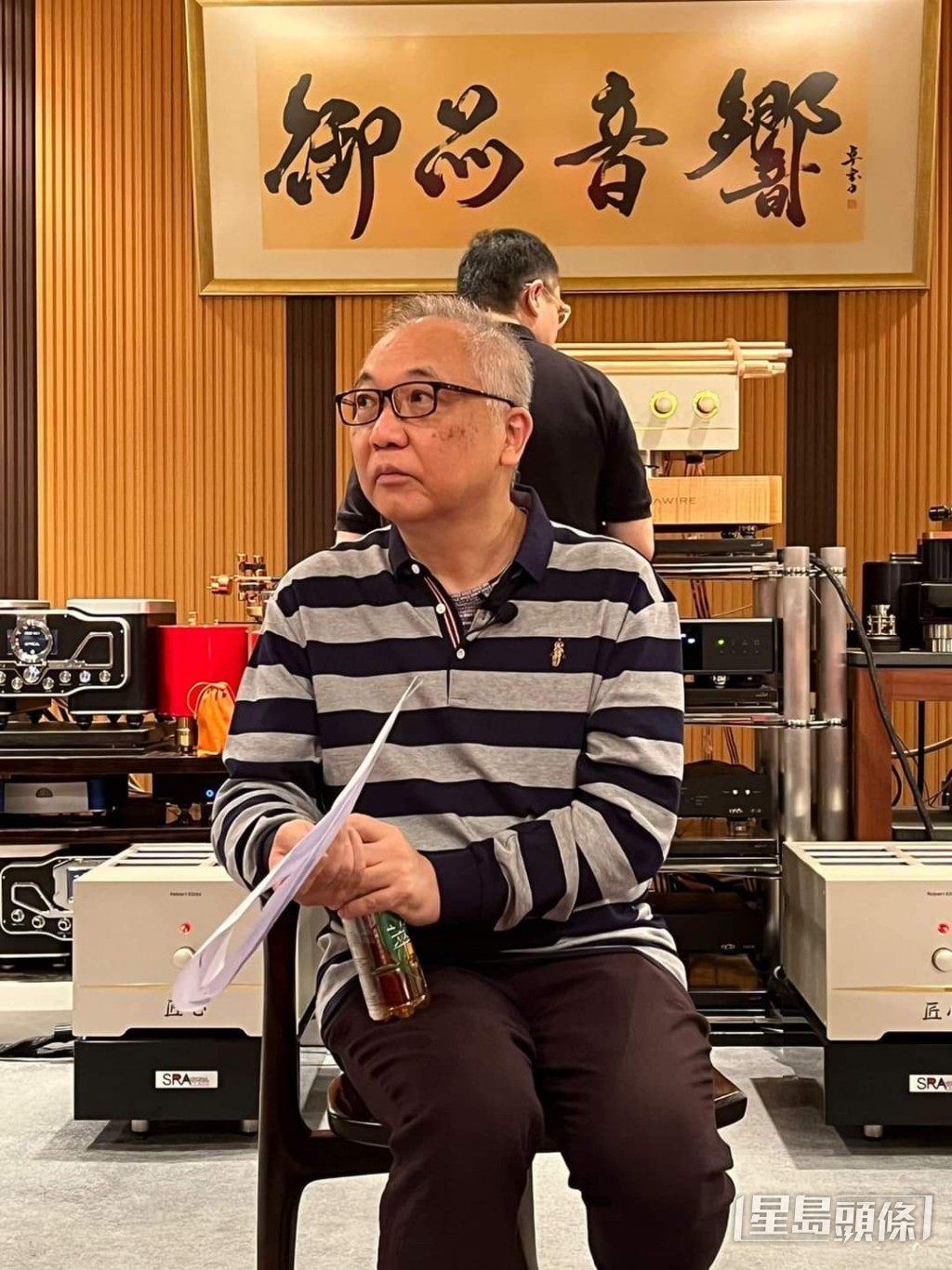 潘偉源之前出席發燒唱片展。 潘偉源之前出席發燒唱片展。