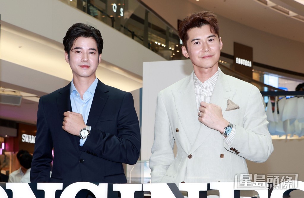 陳家樂、泰國演員Mario Maurer難得聚頭。