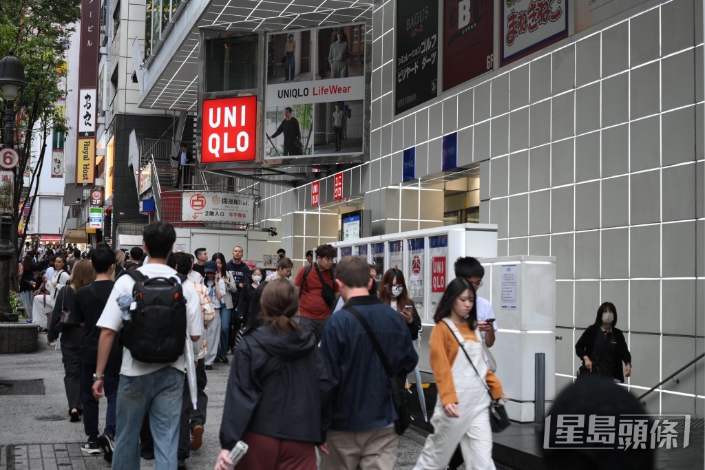 澀谷的Uniqlo、GU、Vans及H&M等連鎖服裝品牌，全數支援八達通PayPay支付。