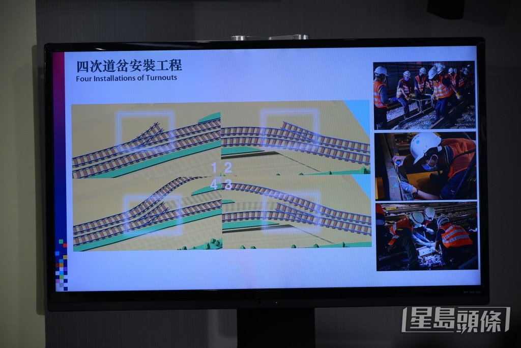 港鐵東涌綫延綫大型路軌改道工程，10月26日往來東涌線至欣澳站的列車，將提前約2小時收車。蘇正謙攝