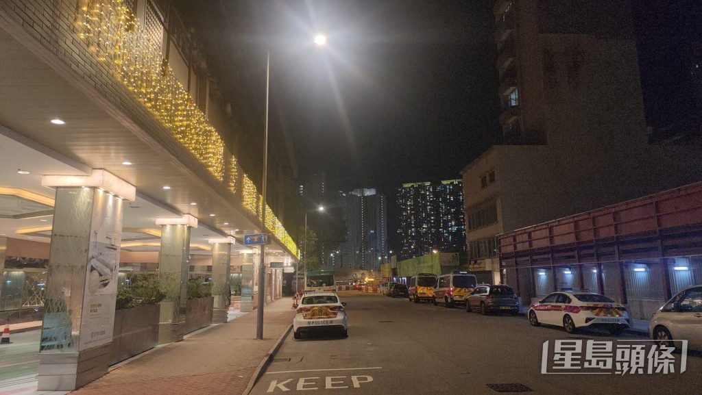 現場為沙浦道一間酒店。黎志偉攝 現場為沙浦道一間酒店。黎志偉攝