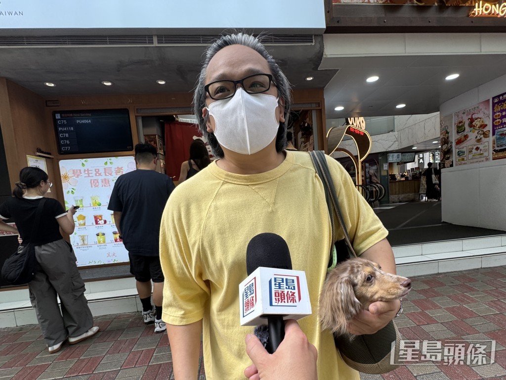 狗主鄭先生認為推出寵物友善措施是好,但亦同意必須顧及怕狗或非狗主的感受。 狗主鄭先生認為推出寵物友善措施是好,但亦同意必須顧及怕狗或非狗主的感受。