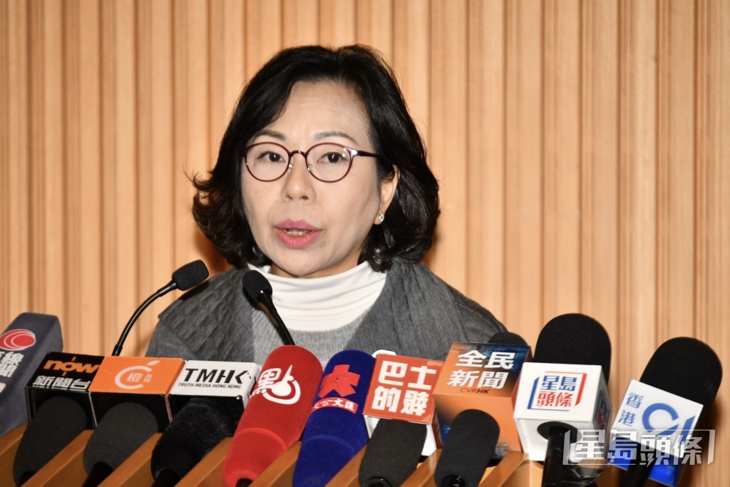 民青局局長麥美娟。 民青局局長麥美娟。
