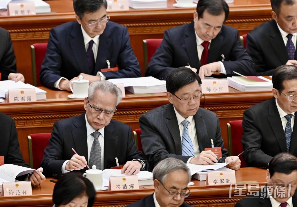 行政長官李家超（右）。劉駿軒攝