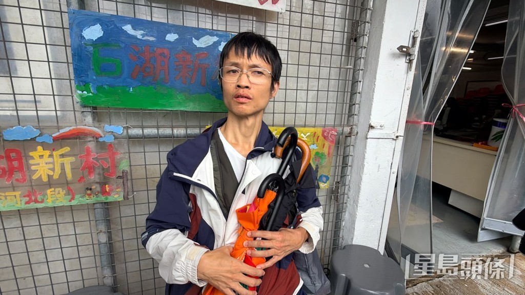 劉先生指他的住所未有波及。梁國峰攝